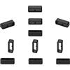 Ruentech - Anello di chiusura per orologio Garmin Forerunner 235/735XT, cinturino in silicone sicuro per Garmin Forerunner 235/735XT GPS, 10pcs