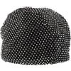 RUNROTOO Cuffia da nuoto elasticizzata: cuffia da bagno alla moda con strass - Cappello da nuoto a rete altamente elastico e scintillante, impermeabile per donne adulte con capelli lunghi e spessi,