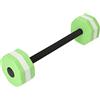BestAlice Manubri per esercizi acquatici, 57 cm Aqua Fitness Bilancieri per esercizi aerobici lunghi manubri per piscina resistenza all'acqua attrezzature per il fitness, verde