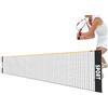 Generic Rete da pallavolo portatile, 300 cm, facile da installare, barriera da gioco pieghevole, attrezzatura da allenamento all'aperto durevole, rete da tennis portatile per campi da spiaggia,