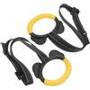 TEHAUX Set di Anelli da Ginnastica Migliorano Coordinazione e Stimolano Esercizi in Nylon e Ferro, Anelli per Allenamento Fitness Indoor