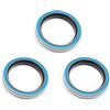 ReachMall Cuscinetto per sterzo bici 30,15 x 41 x 6,5 mm in acciaio 36/45 gradi angolo smussato per telaio forcella parte di riparazione di ricambio