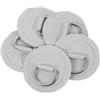 TOVINANNA Kit 5 D-Ring in Inossidabile per Kayak e Gommone Gonfiabile, Forma, Resistente alla Ruggine, Accessori per Sport Acquatici