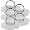 TEHAUX 5 D-Ring in Inossidabile per Kayak e Tavole Gonfiabili, Anelli Resistenti per Sport Acquatici, Accessori per Sostituzione e Ruggine
