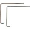 ReachMall Attrezzo per bici in acciaio inox da 4 mm con chiave esagonale e Torx 15, design a 2 curve per la regolazione della porta delle aree difficili da raggiungere