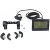 ReachMall Pannello LCD KT-LCD3 per controller della serie KT 24/36/48 V, schermo impermeabile con staffa e viti per bici elettrica