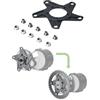 ReachMall Adattatore corona in lega di alluminio 104/130 per bcd CNC fresato resistente all'usura per motore a trasmissione media conversione urbana pendolarismo e-bike