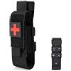 Pineeseatile Custodia Portatile Porta Laccio emostatico con Toppa Medica Rimovibile Molle Elasticizzata per Escursionismo, Campeggio, Arrampicata, Nero, 7, 5x1, 6x1, 6 Pollici