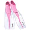 kesurpae Pinne da nuoto in gomma termoplastica per attrezzatura da snorkeling che garantiscono resistenza e comfort. L'acqua può fuoriuscire rapidamente e i, Rosa trasparente, S