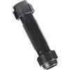 Uonlytech Connettore in Plastica Nero Resistente alla Ruggine Corpo e Due Tappi Filettati Diametro 28mm per Kayak e Barche