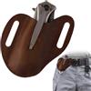 Hailerio Guaina per coltelli in pelle per cintura | Porta coltelli da tasca con clip da cintura, cintura per guaina coltelli in pelle, fondina per coltelli aperti da indossare a mano per campeggio,