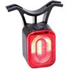 Jnchdghwa Luce Posteriore per Bicicletta A LED Super Ricaricabile Via USB, con Sensore di Frenata Intelligente, Luce Automatica Impermeabile A 4 modalità.