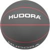 HUDORA Pallina da basket morbida, misura 7, Ø 24 cm, leggera circa 340 g, in schiuma grigia, silenziosa per interni ed esterni, adatta ai bambini, silenziosa e maneggevole, per famiglia, giardino e