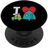 Mark Ewbie Designs Amo il caravanning PopSockets PopGrip Adesivo