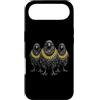 Cool 3 Hip Hop Trio Street Gold Chain Fu Custodia per iPhone Air Corvo Corvo Rap Old School Retro Streetwear 80s 90s Tre