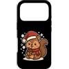 squirrel winter santa hat acorn winter l Custodia per iPhone 17 Pro Simpatico scoiattolo invernale con cappello da Babbo Natale