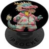 Dragon Pajama Outfit Divertente costume tradizionale da drago in pigiama PopSockets PopGrip Adesivo