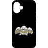 Cool 3 Hip Hop Trio Street Gold Chain Fu Custodia per iPhone 16 Blobfish Rap Old School Retro Streetwear anni '80 '90 Tre