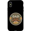 Proud Father Daughter Bond Girl Dads App Custodia per iPhone X/XS Stivali e scarpe da ragazza con scritta Proud Dad, per padri vintage