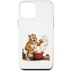 Timowo Studio Custodia per iPhone 12 mini Tigre Dai Denti A Sciabola In Cucina