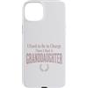 Granddaughter Girl Dad Humor Tees Custodia per iPhone 15 Plus Ho usato per essere in carica poi ho avuto una nipote Tee 2