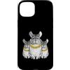 Cool 3 Hip Hop Trio Street Gold Chain Fu Custodia per iPhone 15 Plus Chinchilla Rap Old School Retro Streetwear anni '80 '90 Tre