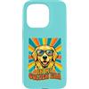 Golden Paws Retro Dog Art Custodia per iPhone 15 Pro T-shirt grafica con occhiali da sole retrò retrò In My Golden Era