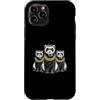 Cool 3 Hip Hop Trio Street Gold Chain Fu Custodia per iPhone 11 Pro Ferret Rap Old School Retro Streetwear 80s 90s Tre