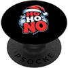 Winter Beard Fashion Ho Ho No Divertente Design Natalizio con Cappello Santa PopSockets PopGrip Adesivo
