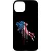 Paint Dripping Patriotic 4th of July US Custodia per iPhone 15 Plus Immersioni subacquee Bandiera americana USA Drip Graffiti