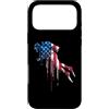 Paint Dripping Patriotic 4th of July US Custodia per iPhone 17 Pro Max Immersioni subacquee Bandiera americana USA Drip Graffiti