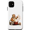 Timowo Studio Custodia per iPhone 11 Tigre Dai Denti A Sciabola In Cucina