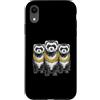 Cool 3 Hip Hop Trio Street Gold Chain Fu Custodia per iPhone XR Ferret Rap Old School Retro Streetwear 80s 90s Tre