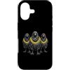 Cool 3 Hip Hop Trio Street Gold Chain Fu Custodia per iPhone 17 Corvo Corvo Rap Old School Retro Streetwear 80s 90s Tre