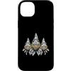 Cool 3 Hip Hop Trio Street Gold Chain Fu Custodia per iPhone 14 Plus Goldfish Koi Rap Old School Retro Streetwear anni '80 '90 Tre