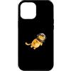 Floating Feline Kitty Studio Custodia per iPhone 12 Pro Max Divertente gatto astronauta casco galleggiante nello spazio cosmico profondo