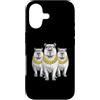 Cool 3 Hip Hop Trio Street Gold Chain Fu Custodia per iPhone 17 Capybara Capy Rap Old School Retro Streetwear 80s 90s Tre