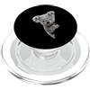 Koala Kingdom Designs Koala curioso che sbircia la fauna selvatica australiana PopSockets PopGrip per MagSafe