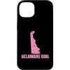 US States United States USA Country Amer Custodia per iPhone 13 Delaware Girl USA America Stato