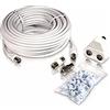 Zarivy Cavo antenna TV COASSIALE tipo PAL 15m SWV2209W/10: collegamento di qualità per la tua TV. Assicura un segnale nitido e stabile, ideale per goderti i tuoi canali preferiti in alta definizione.