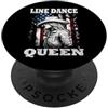 Abbigliamento e Outfit per la Line Dance Western Country Dance | Line Dance PopSockets PopGrip Adesivo