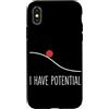 Physics Science Humor Quantum Mechanics Custodia per iPhone X/XS Ho Potenziale Divertente Fisica Scienza Umorismo Energia Formula