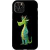 Dragon Pajama Outfit Custodia per iPhone 11 Pro Drago verde pazzo in costume da notte
