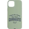 Granddaughter Girl Dad Humor Tees Custodia per iPhone 15 Plus Ho usato per essere in carica poi ho avuto una nipote Tee 4
