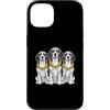 Cool 3 Hip Hop Trio Street Gold Chain Fu Custodia per iPhone 13 Beagle Dog Rap Old School Retro Streetwear anni '80 '90 Tre