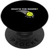 Pickleball Outfit & lustige Pickleball S Qual è il punteggio? Giocatore di pickleball divertente PopSockets PopGrip Adesivo