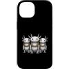Cool 3 Hip Hop Trio Street Gold Chain Fu Custodia per iPhone 14 Axolotl Rap Old School Retro Streetwear anni '80 '90 Tre