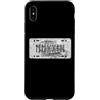 ROMYLP Roman Numerals Years License Plat Custodia per iPhone XS Max 2023 anno retrò divertente compleanno 3 anni
