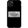 ROMYLP Roman Numerals Years License Plat Custodia per iPhone 11 Pro Max 2028 anno retrò