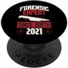 True Crime Merch for Investigative Crime Esperto forense dalla nascita 2021 Compleanno a tema True Crime PopSockets PopGrip Adesivo